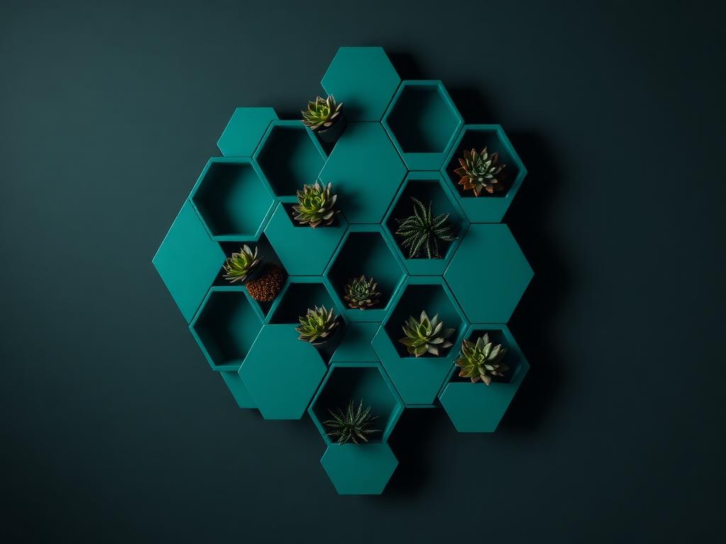 Hex Planter Wall